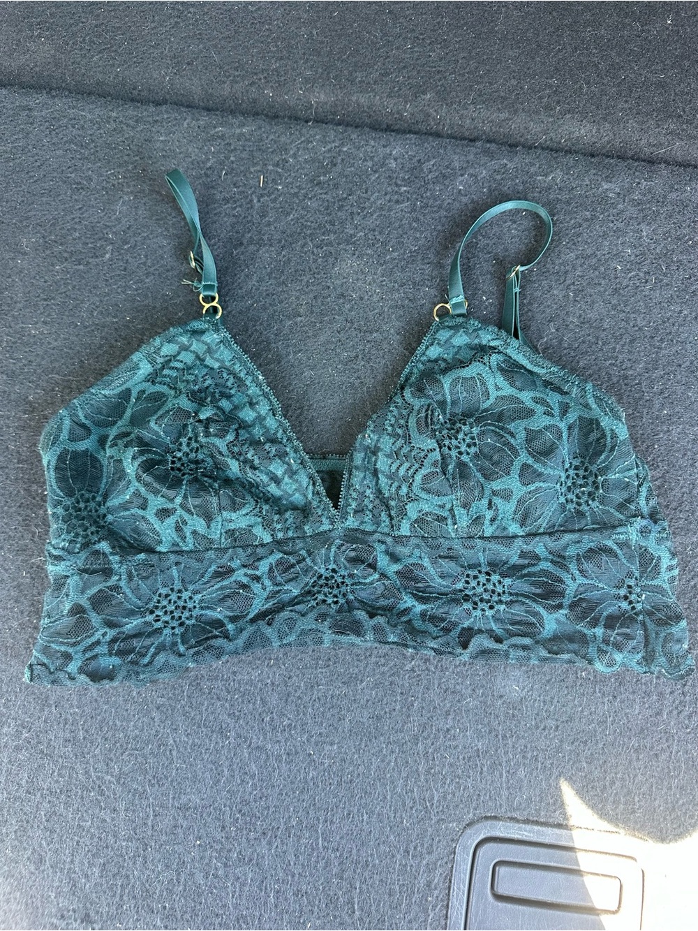 aerie Teal Lace Bralette